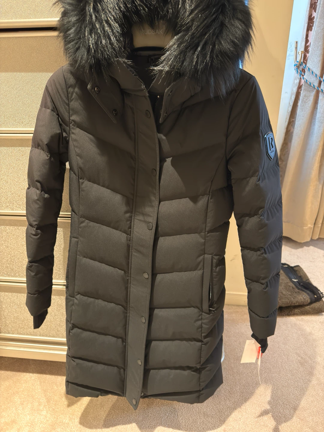 Rudsak Elisa Down Coat Black - Size XS