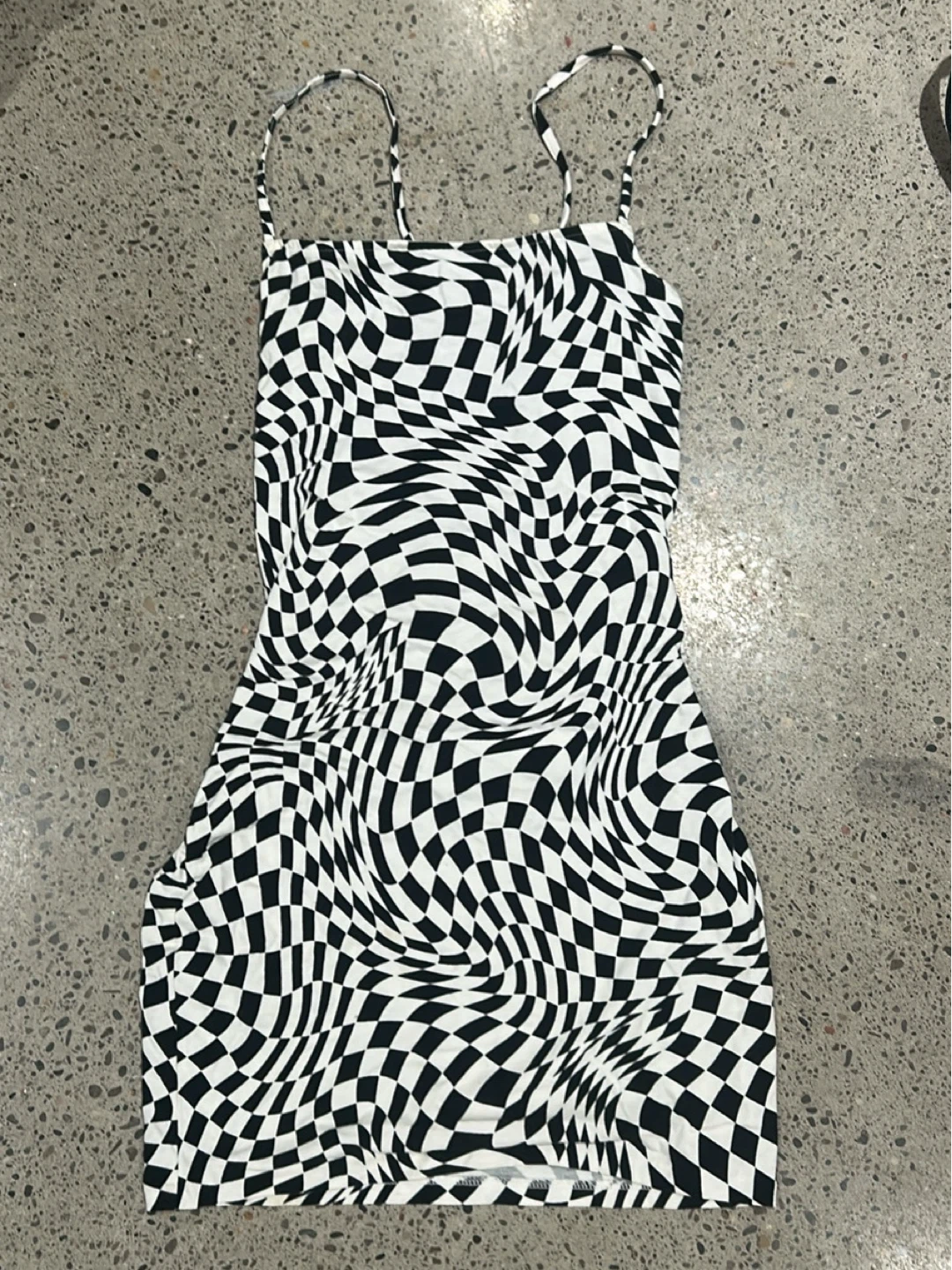 H&M Divided Checkered Mini Dress