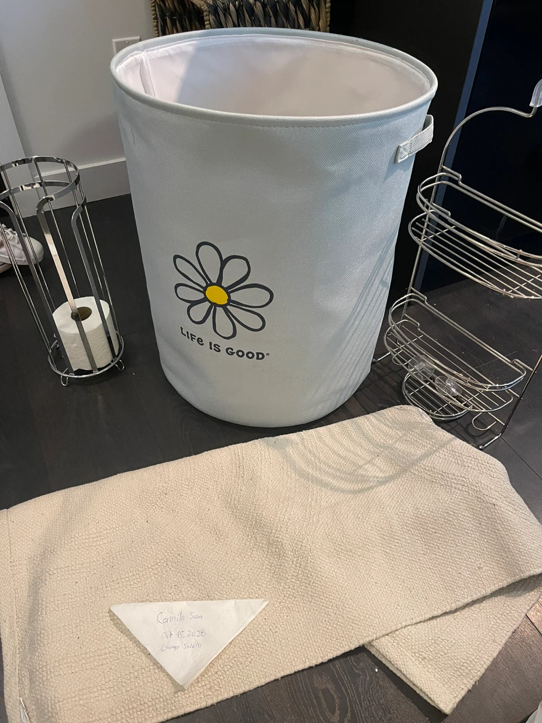 Life is Good Laundry Hamper and Laundry bundle