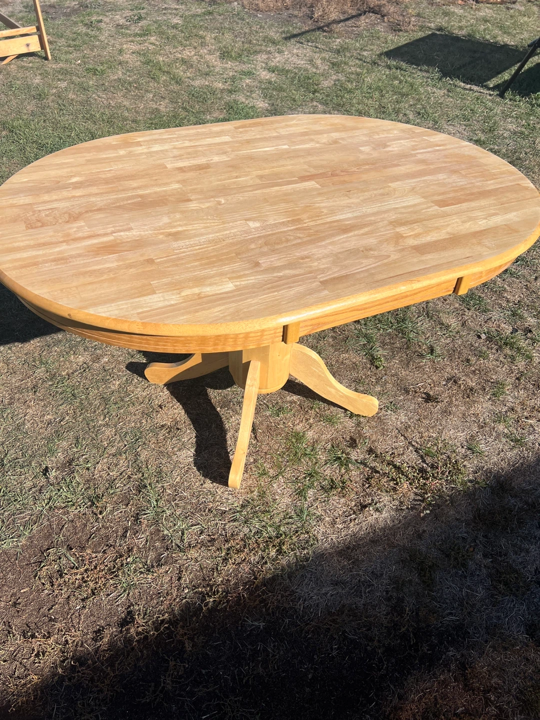 Refinished Wooden Dining Table & 4 Chairs