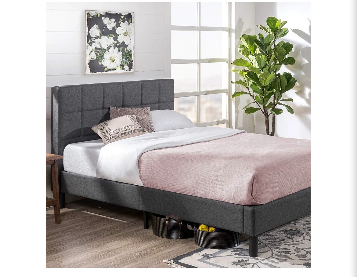 BRAND NEW FULL SIZE UPHOLSTERED BED FRAME WITH HEADBOARD
