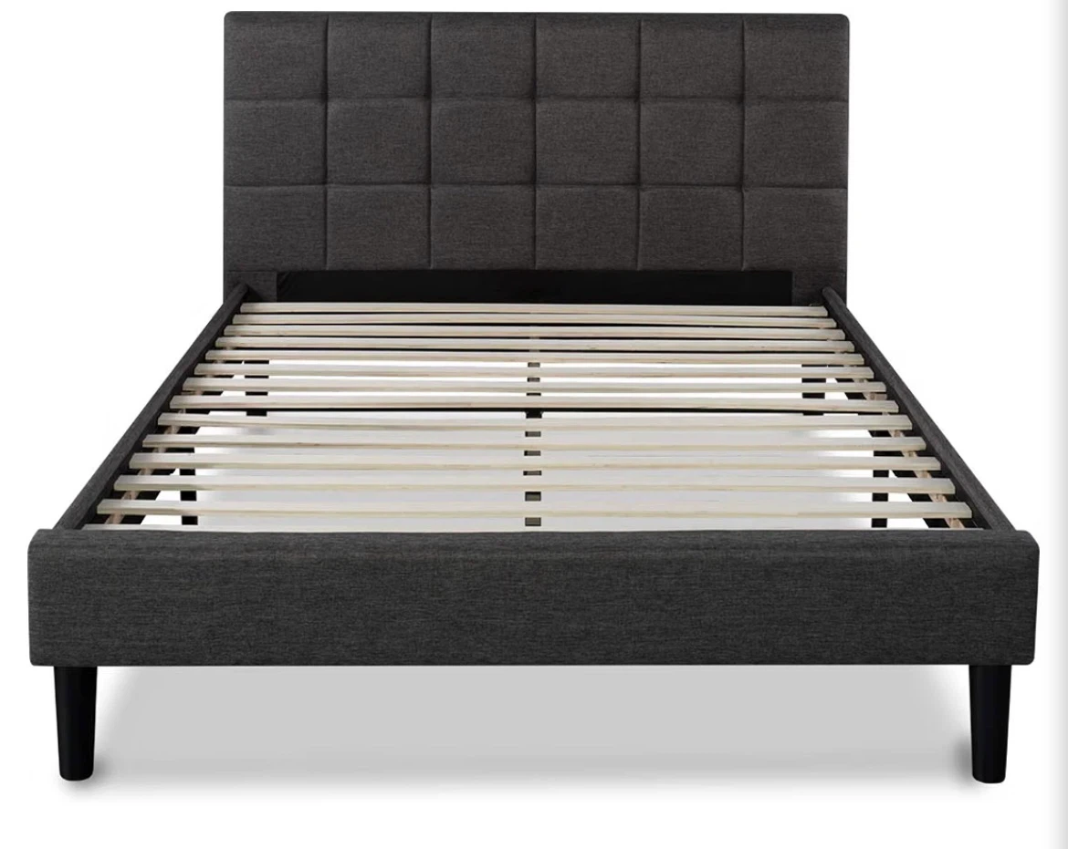 BRAND NEW FULL SIZE UPHOLSTERED BED FRAME WITH HEADBOARD - photo 5