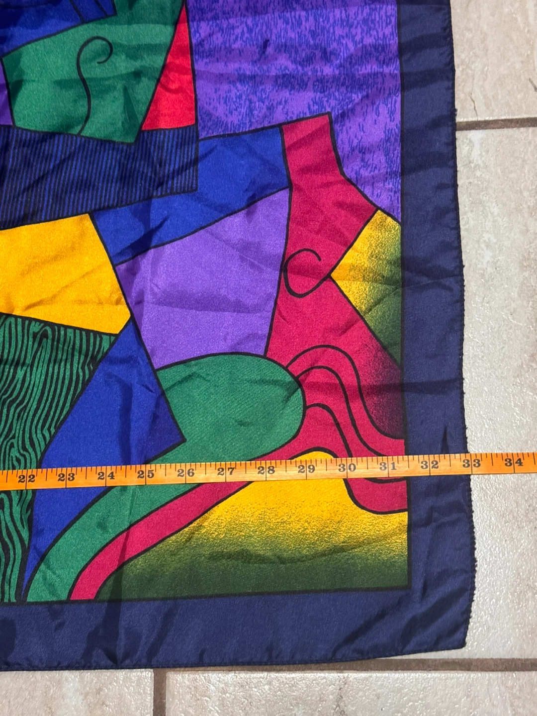 Vintage Pablo Picasso  print silk scarf - photo 5