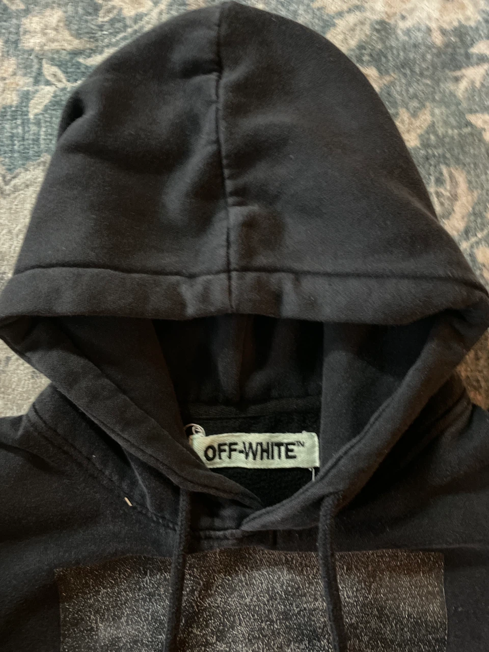 Off-White “Mirror Mirror” Black Hoodie – Size S - photo 3