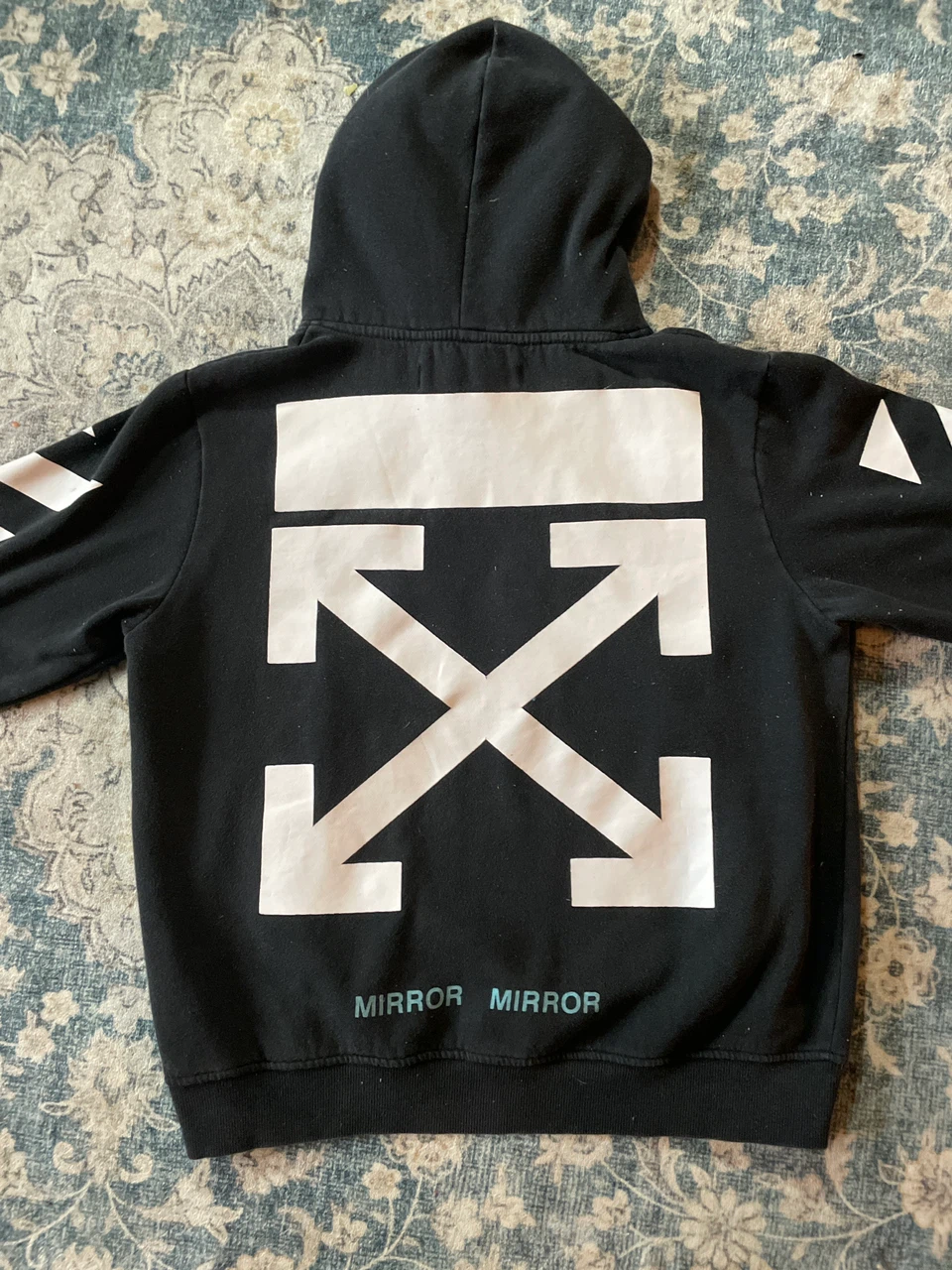 Off-White “Mirror Mirror” Black Hoodie – Size S - photo 4