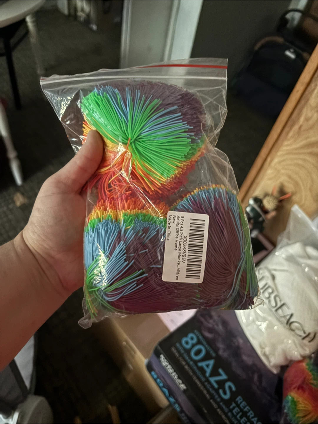 6 monkey string balls