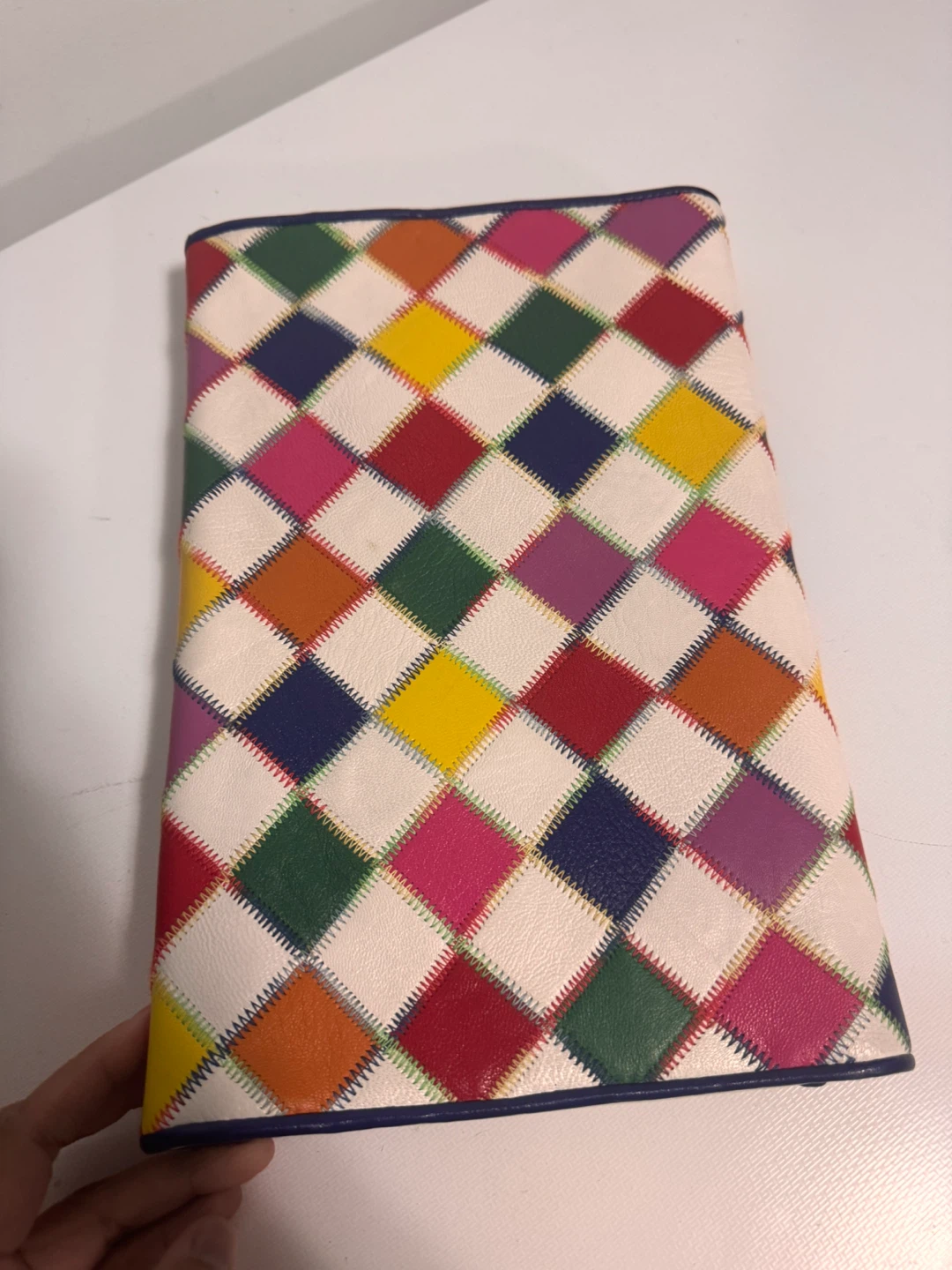 Vintage Cicci Multicolour Patchwork Leather Clutch - photo 3