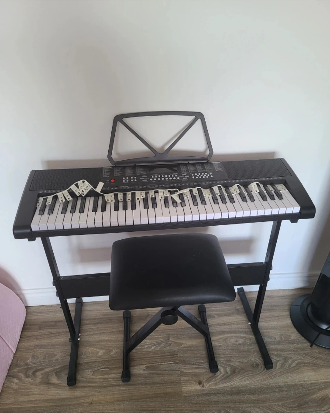 Electronic Keyboard with Stand and Bench