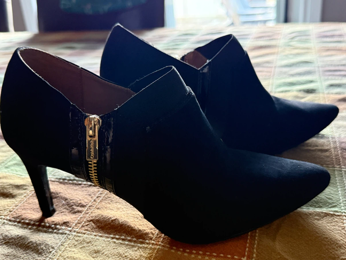 Calvin Klein Black Ankle Boots