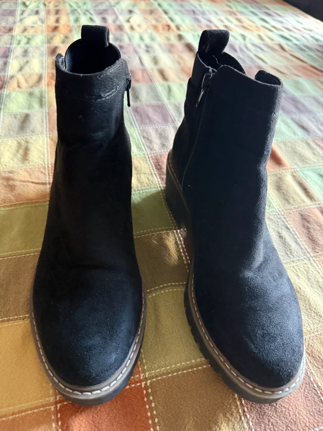 White Mountain Black Ankle Boots - photo 2