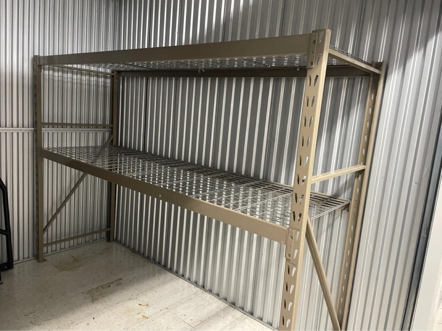 Storage shelving - 8’ x 6’ - collapsible - PU ONLY 60053