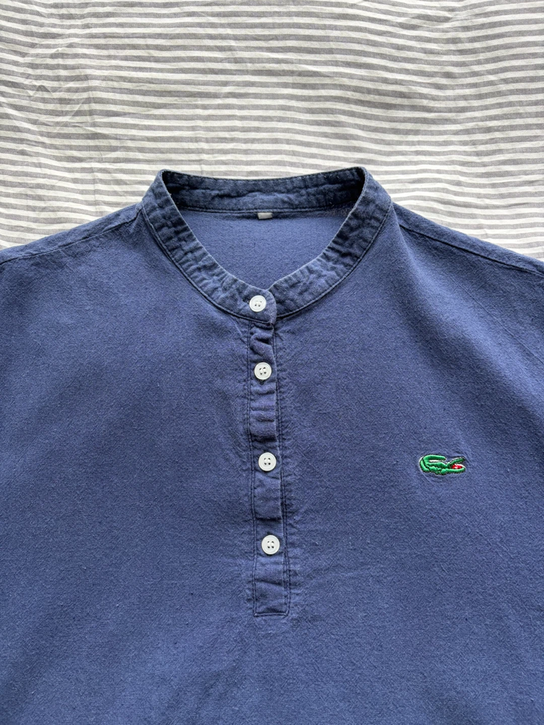 Vintage Lacoste henley shirt