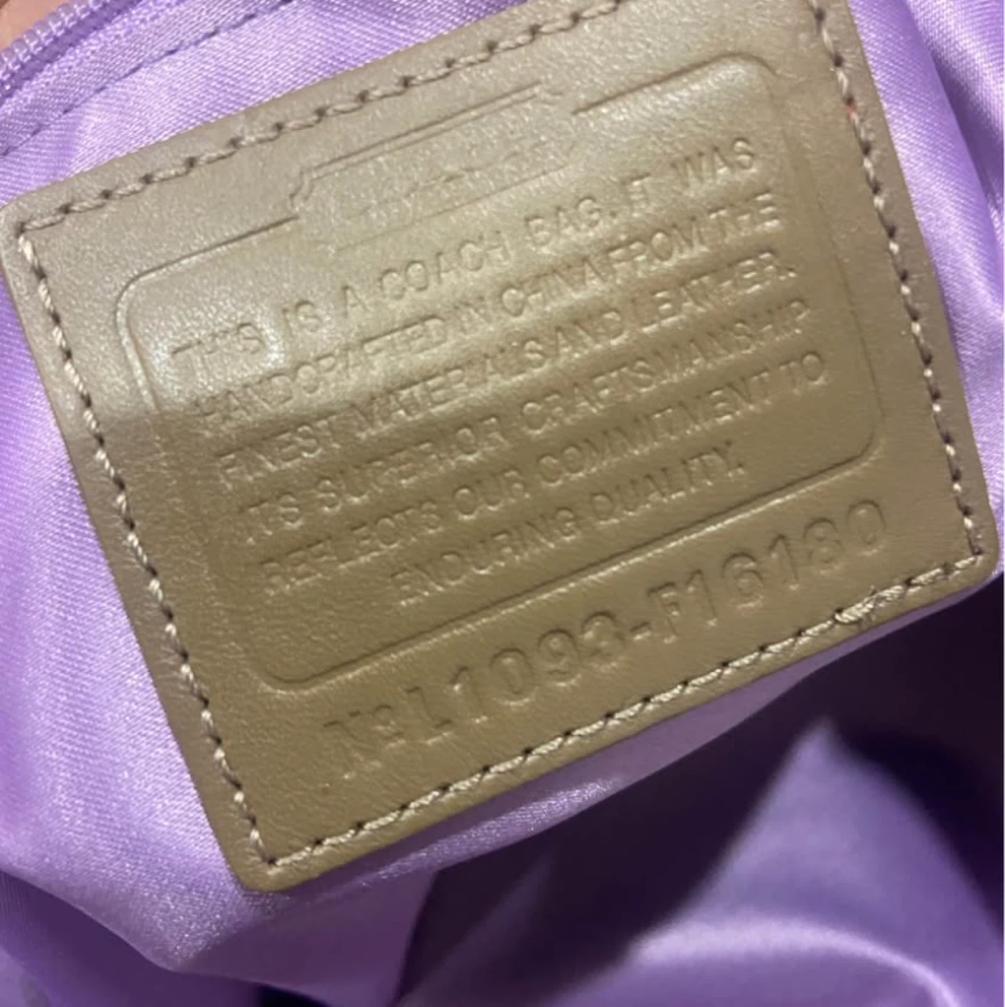 vintage coach Carly patchwork bag with matching wristlet - photo 2