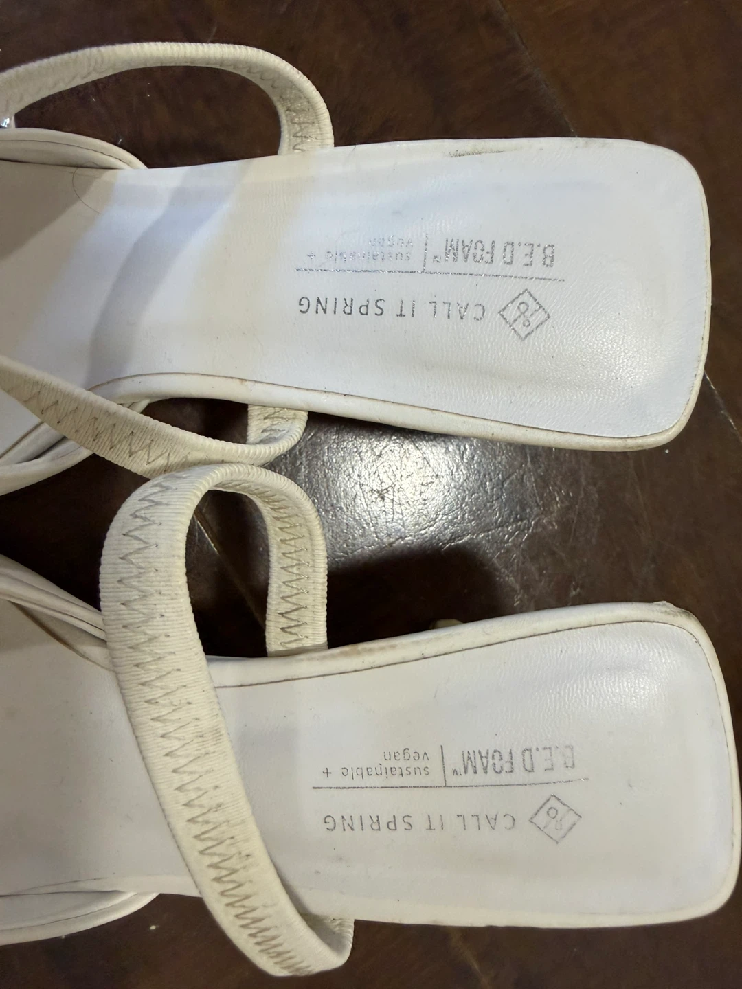 Call It Spring white spiked heels - photo 3