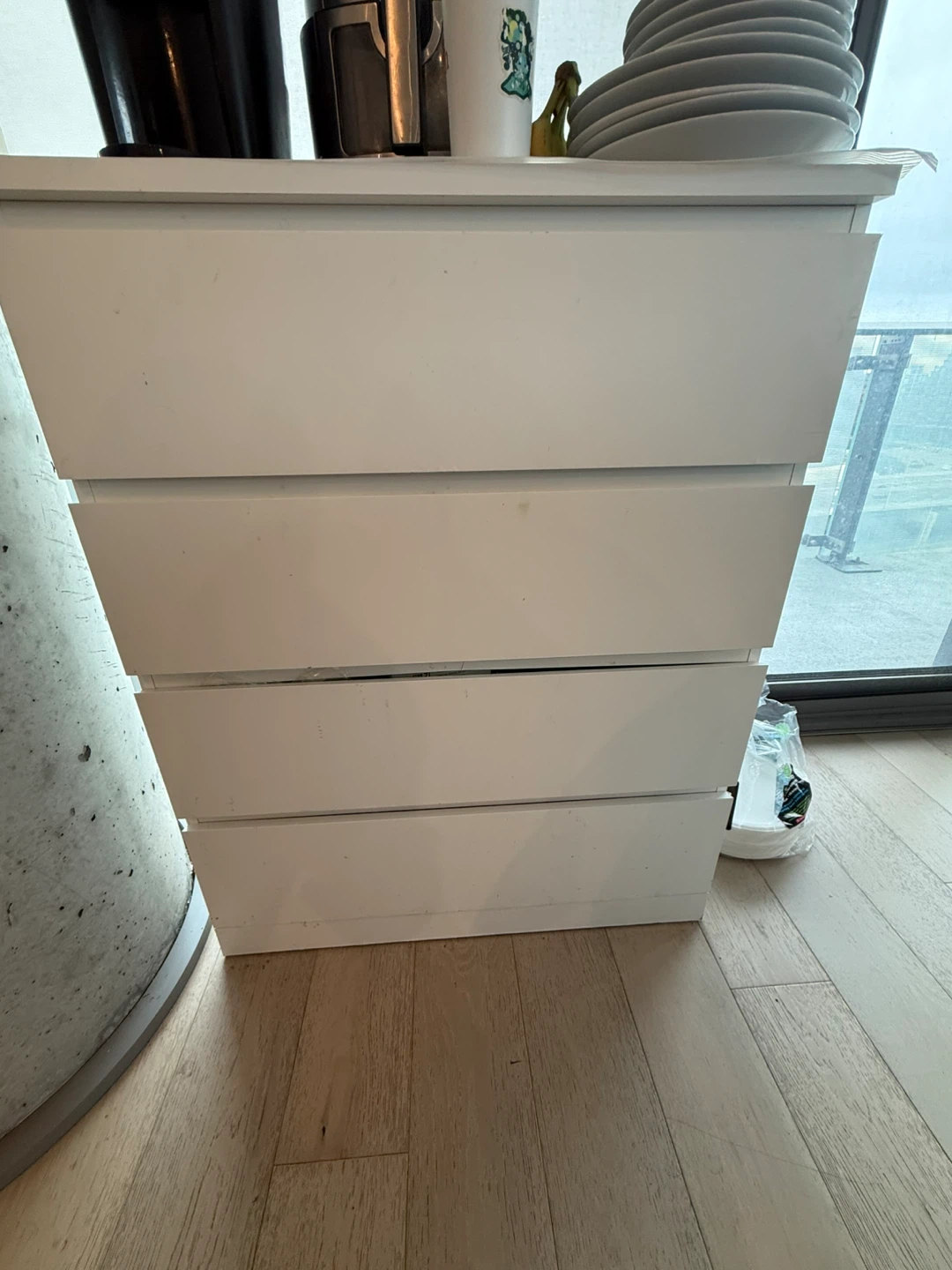 IKEA 4-Drawer Chest White