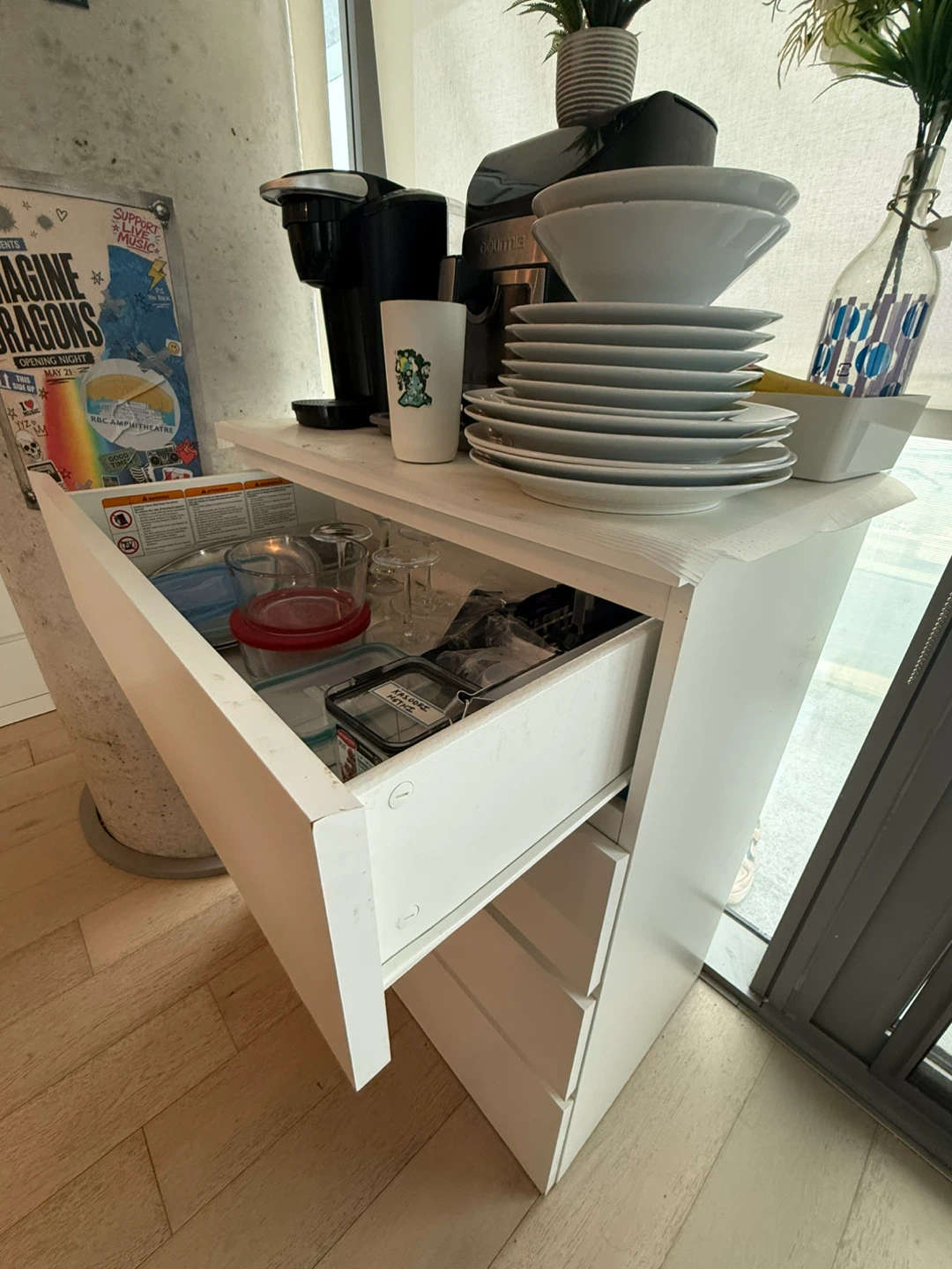 IKEA 4-Drawer Chest White - photo 3
