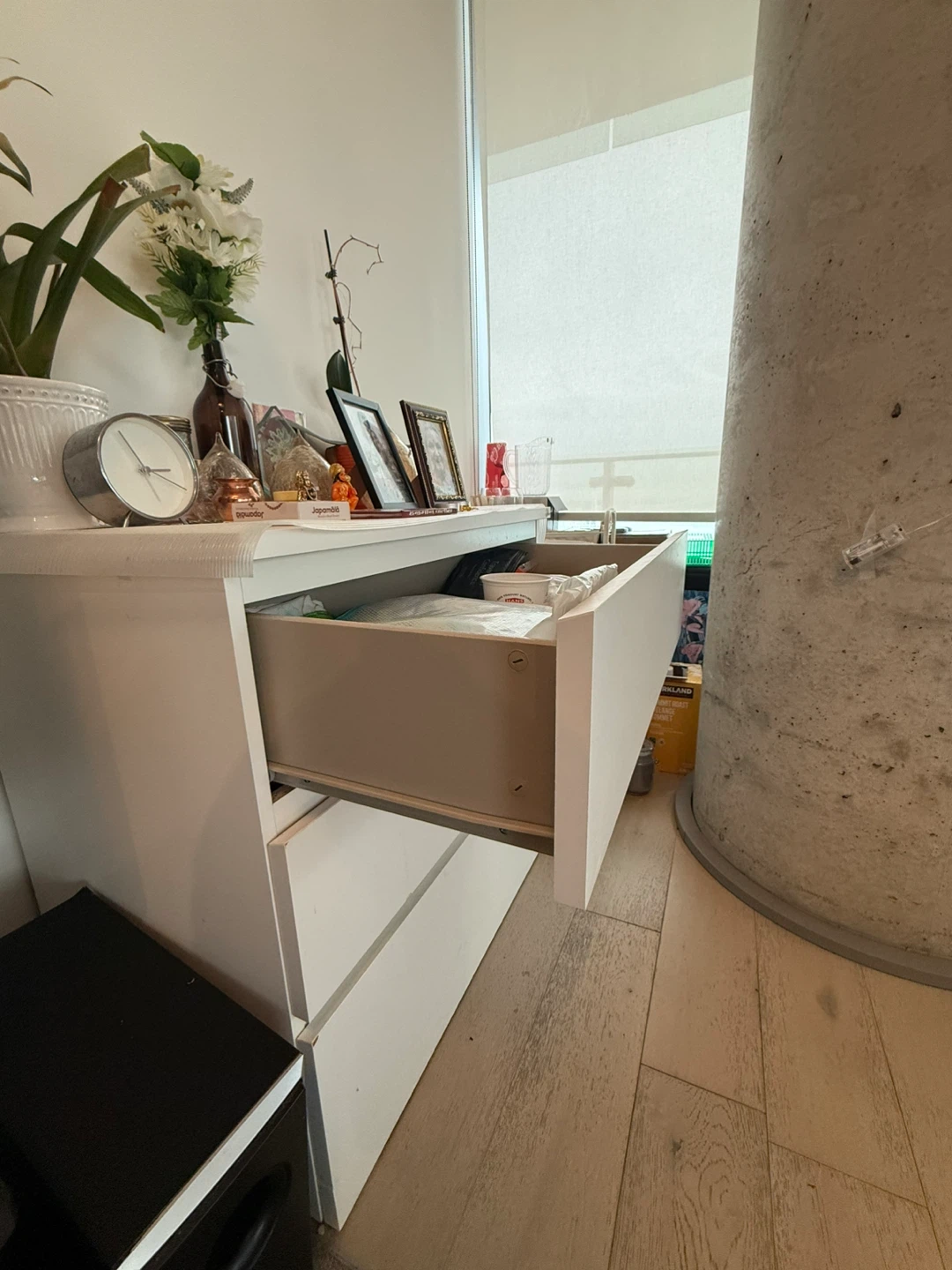White 3-Drawer Dresser - photo 3
