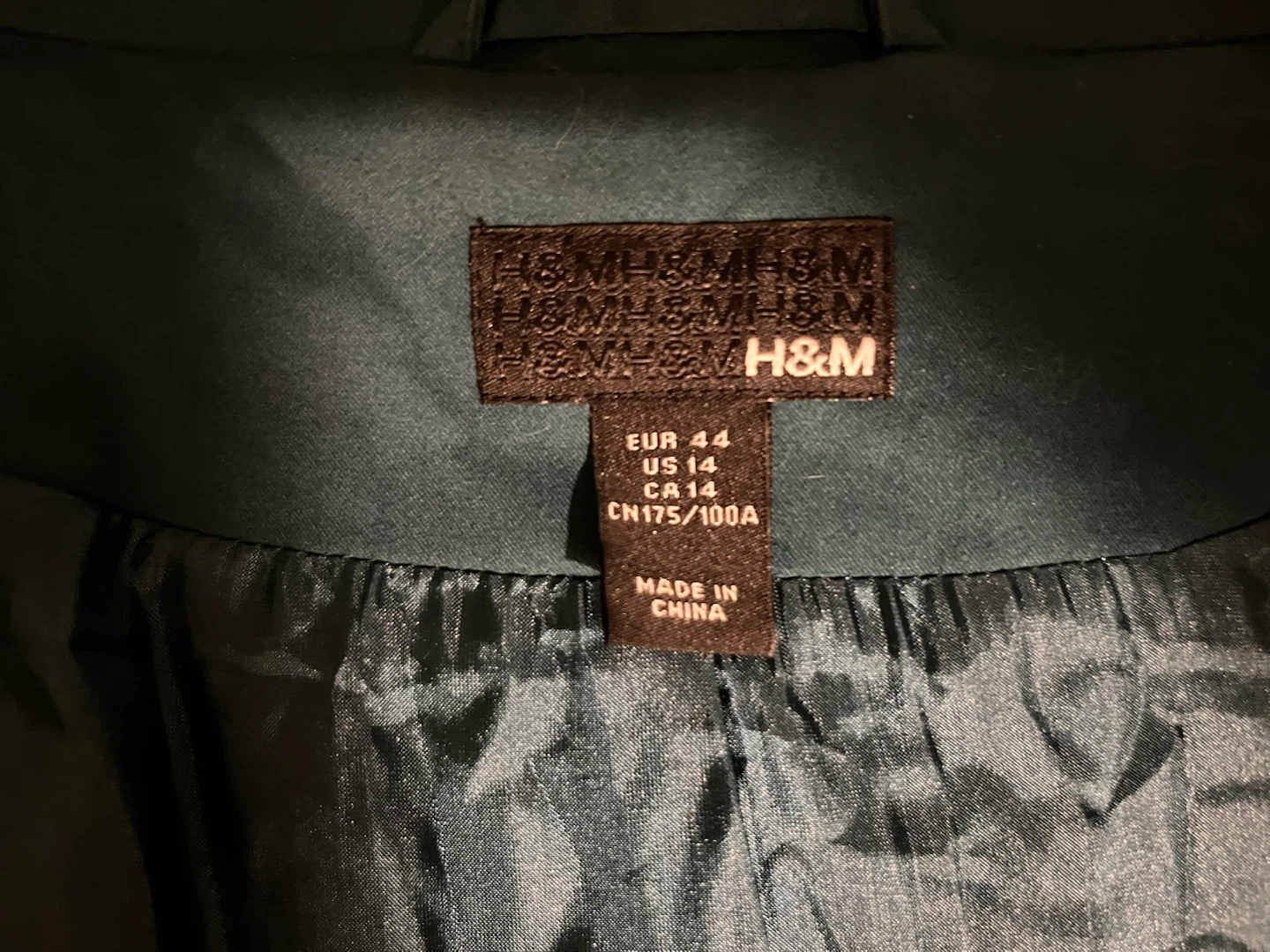 H&M Teal Blazer - Size 14 - photo 2