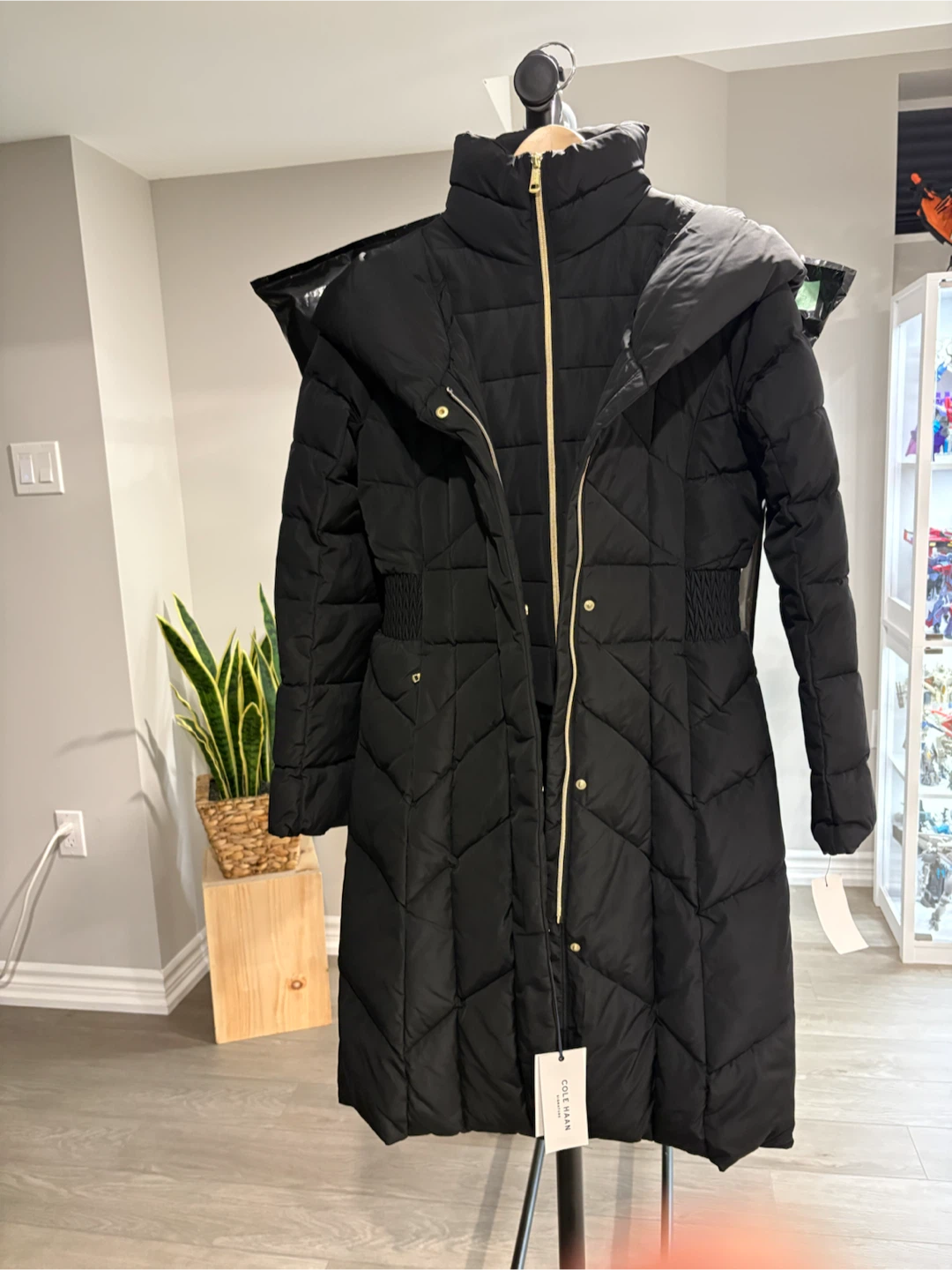 Cole Haan Signature Down Parka/Puffer Coat Black XXS - photo 2