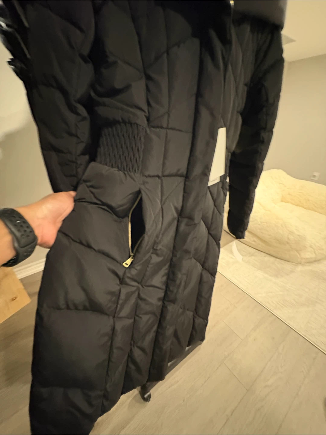 Cole Haan Signature Down Parka/Puffer Coat Black XXS - photo 4