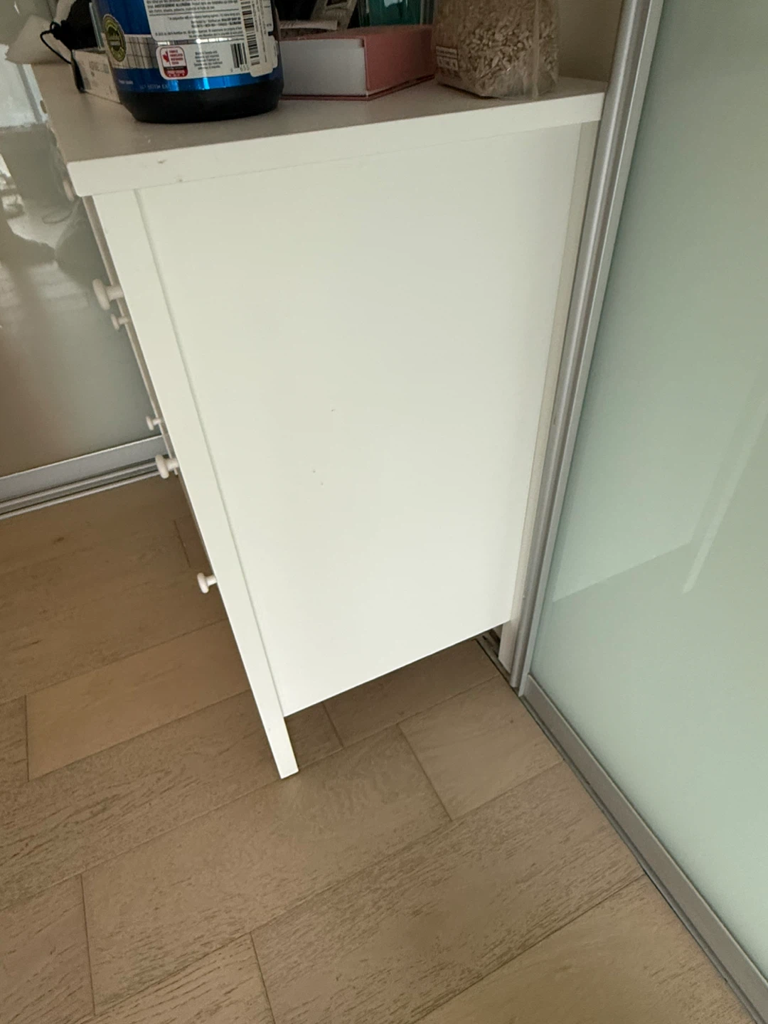 IKEA 3-Drawer Dresser White with handles - photo 2
