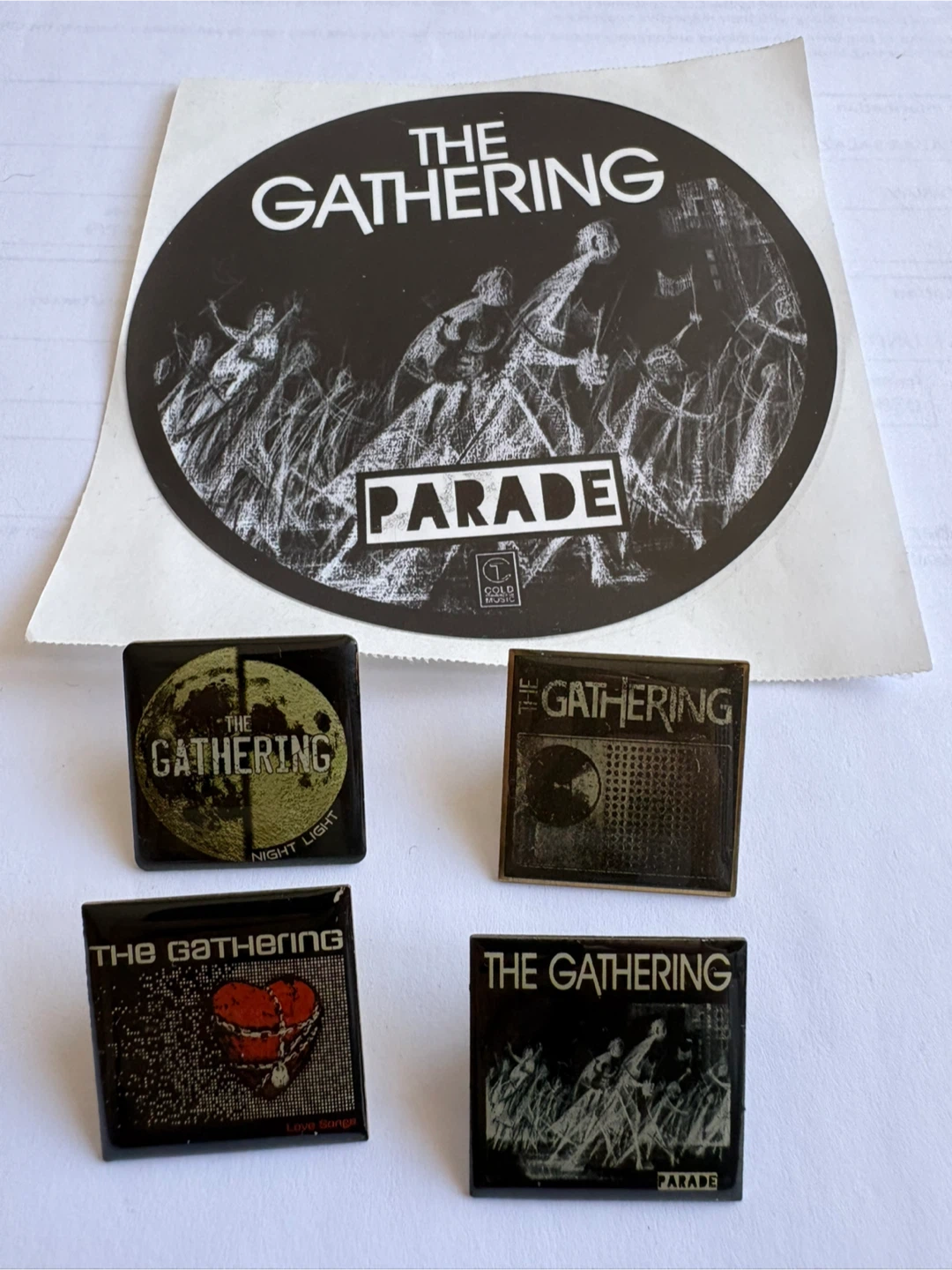 The Gathering Band Pin Set + Sticker