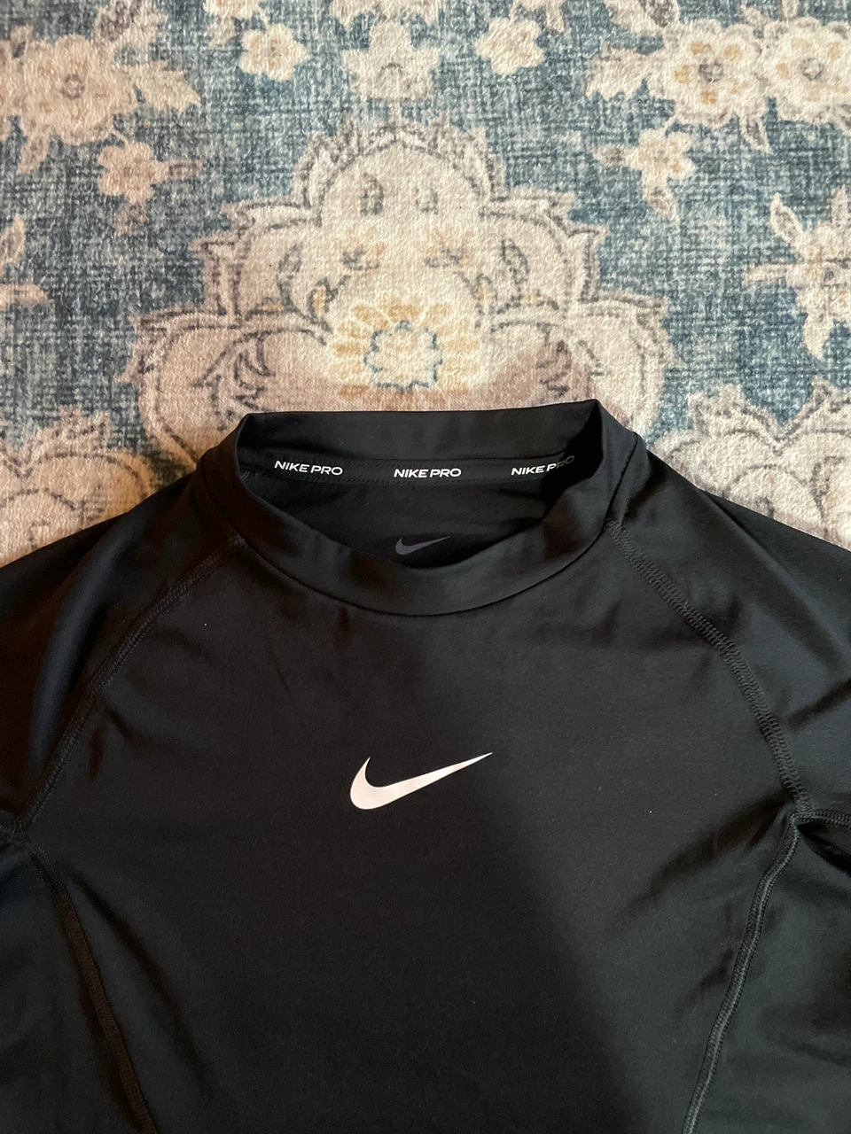 Nike Pro Black Compression Shirt – Short Sleeve - photo 2