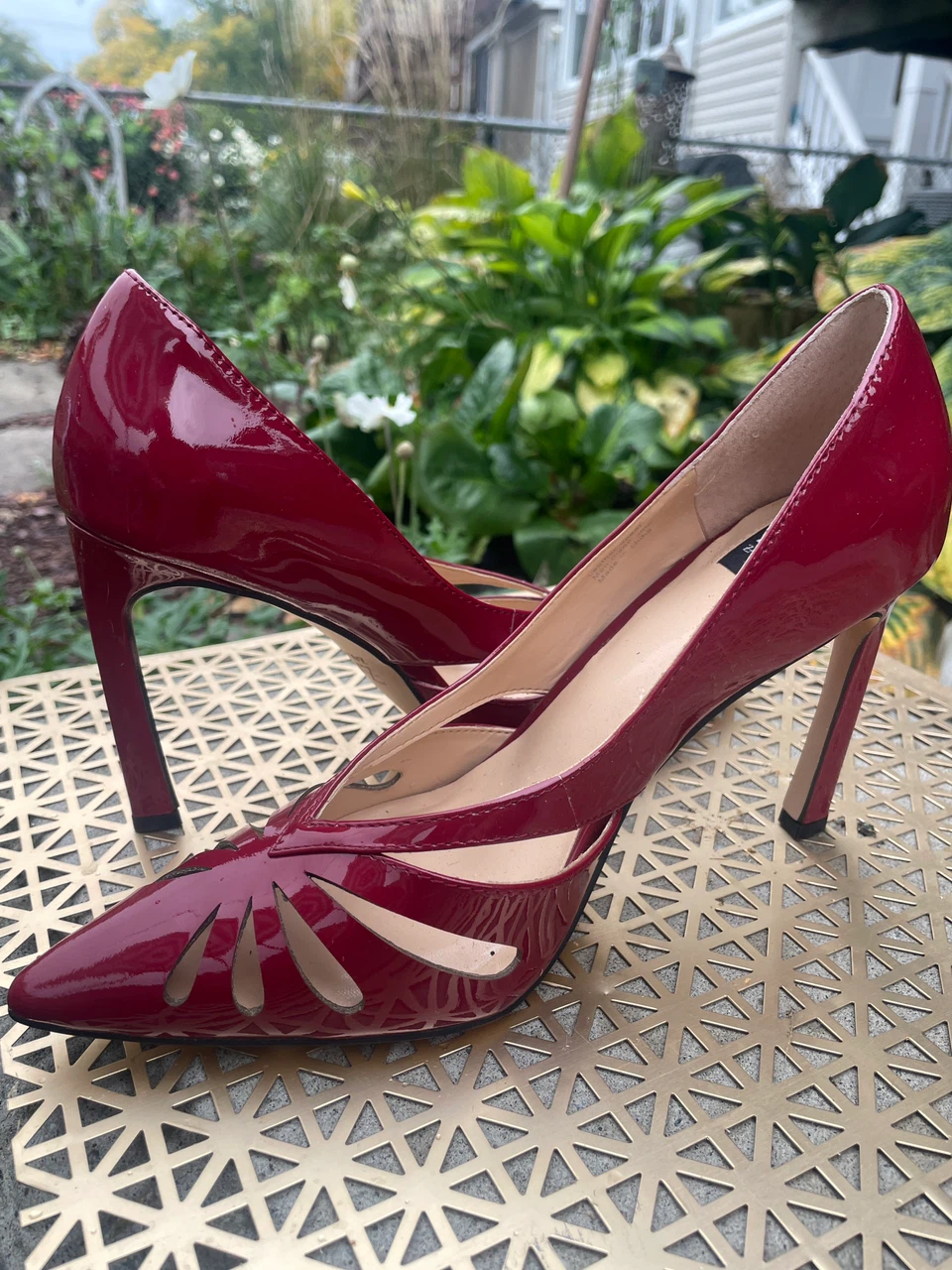 Zac Posen Red Patent Leather Heels