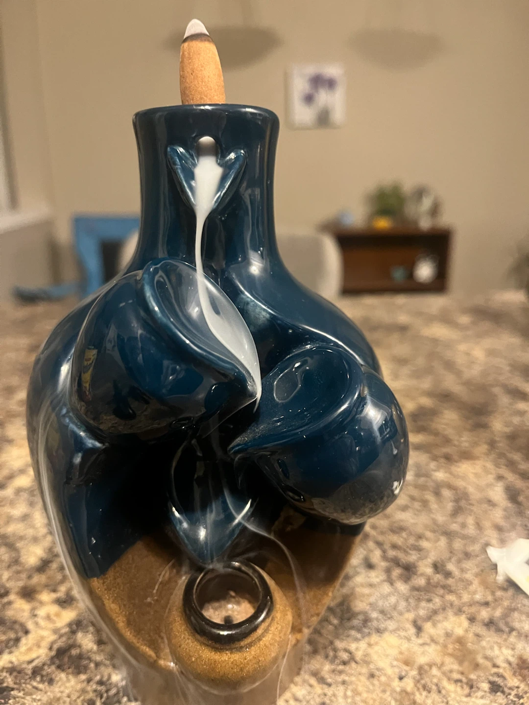 Ceramic smoke fountain