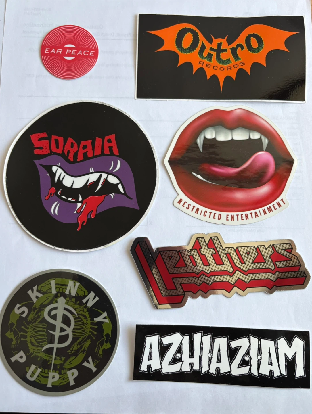 Assorted Music and Brand Stickers