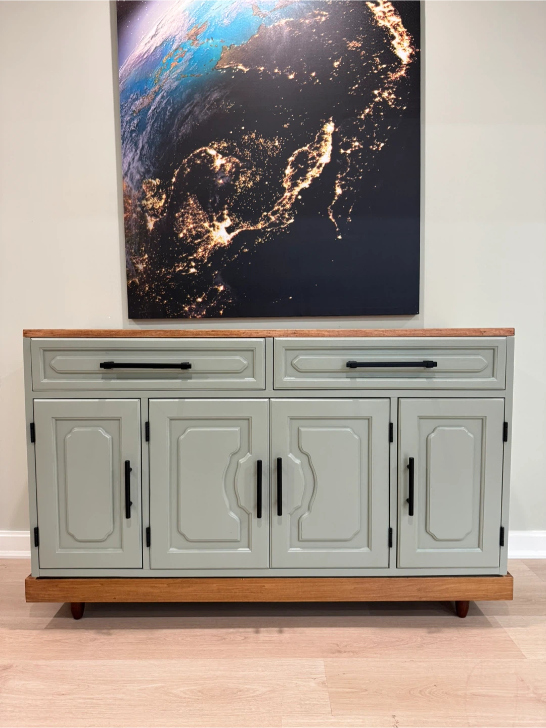 Refurbished Bernhardt Wood Sideboard