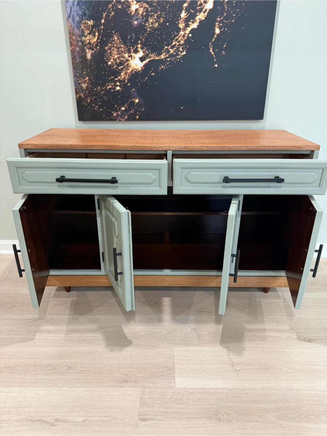 Refurbished Bernhardt Wood Sideboard - photo 2