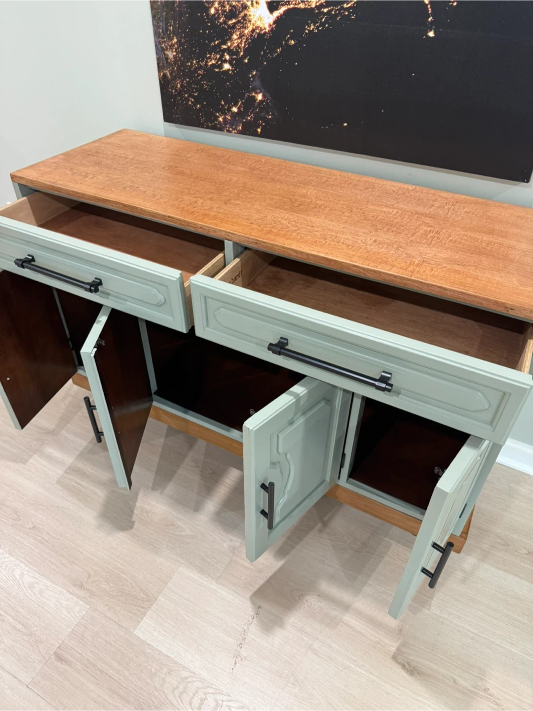Refurbished Bernhardt Wood Sideboard - photo 4