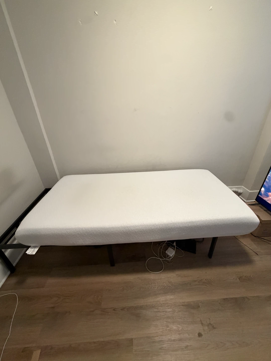 Free twin XL mattress and frame - photo 2