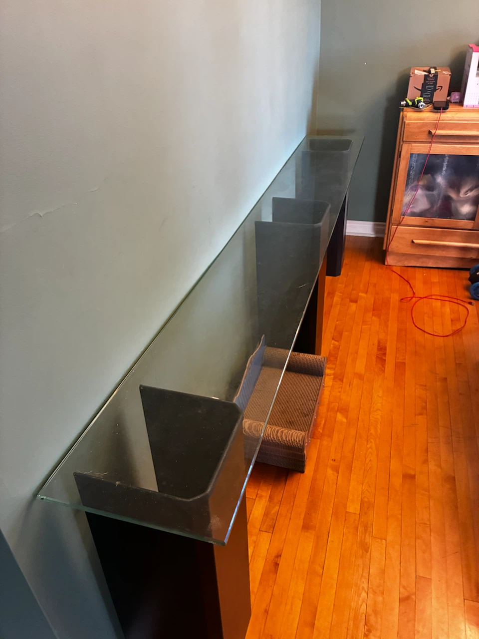 Modern Glass Console Table