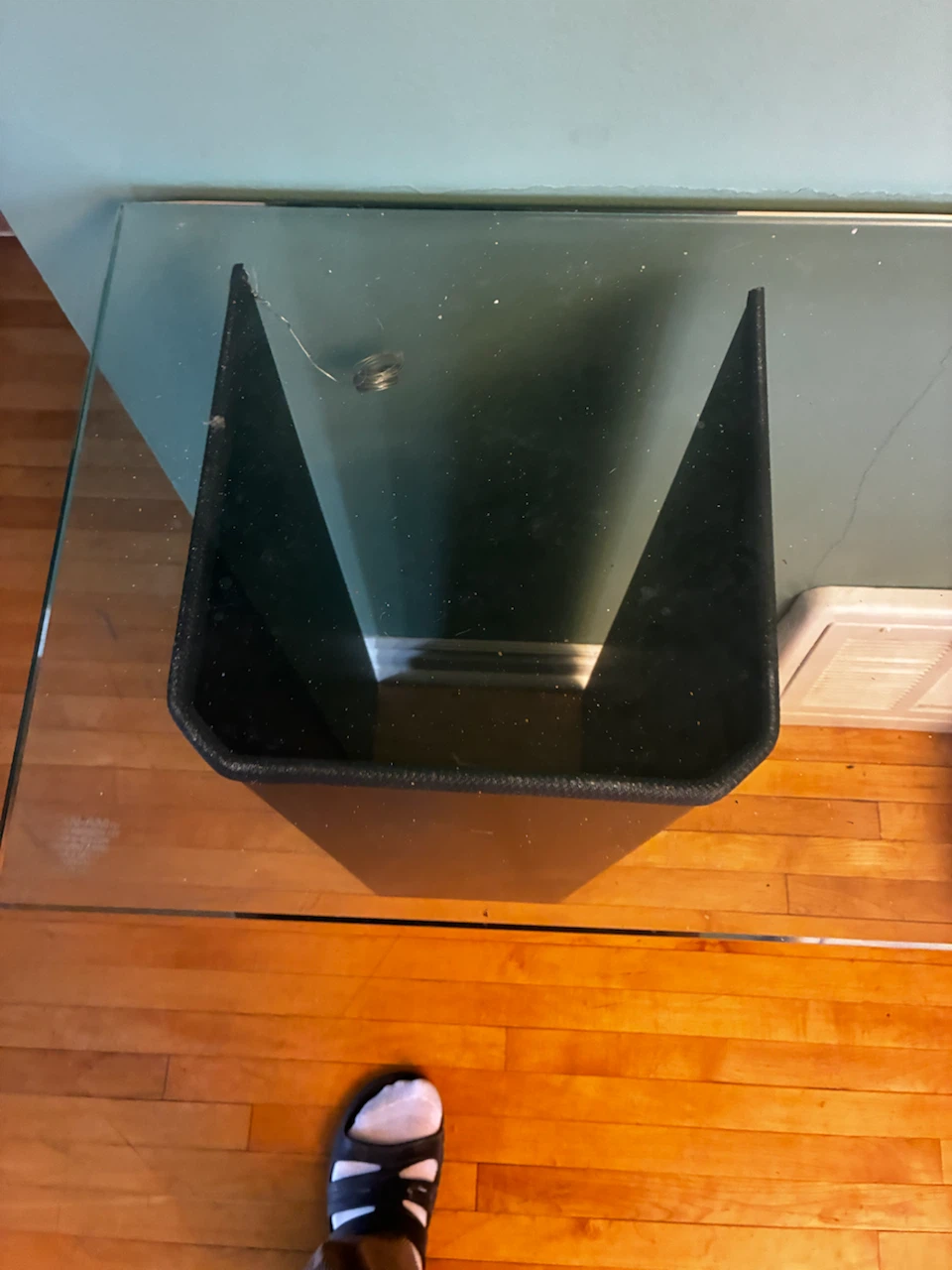 Modern Glass Console Table - photo 2