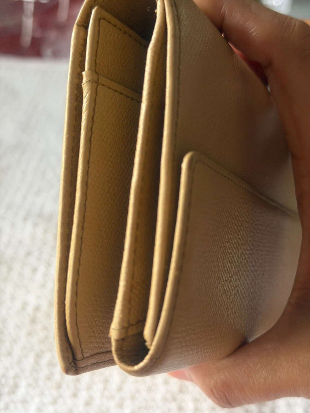 Chanel Caviar Skin Long Wallet Beige - photo 2