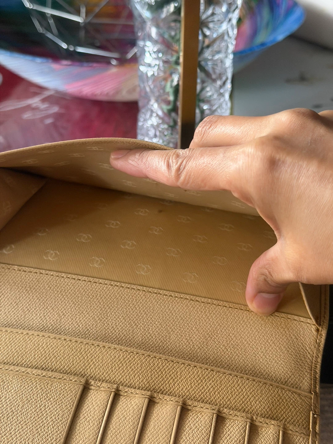 Chanel Caviar Skin Long Wallet Beige - photo 5