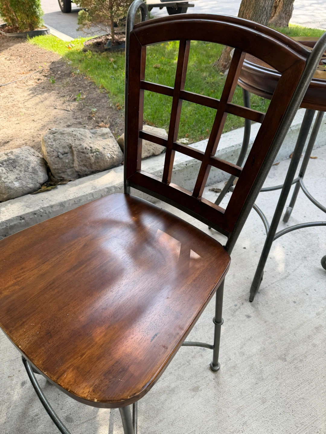 Bistro Table Set traditional, with Two Chairs - photo 2