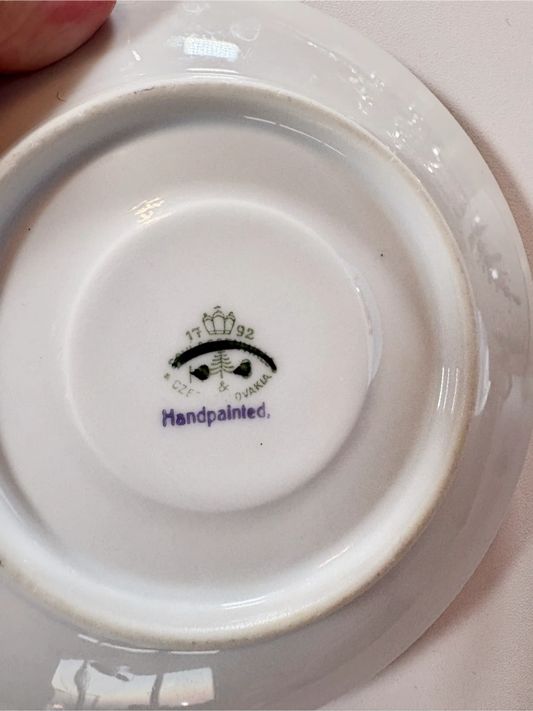 Vintage Hand-Painted Czechoslovakian Tea Set - photo 3