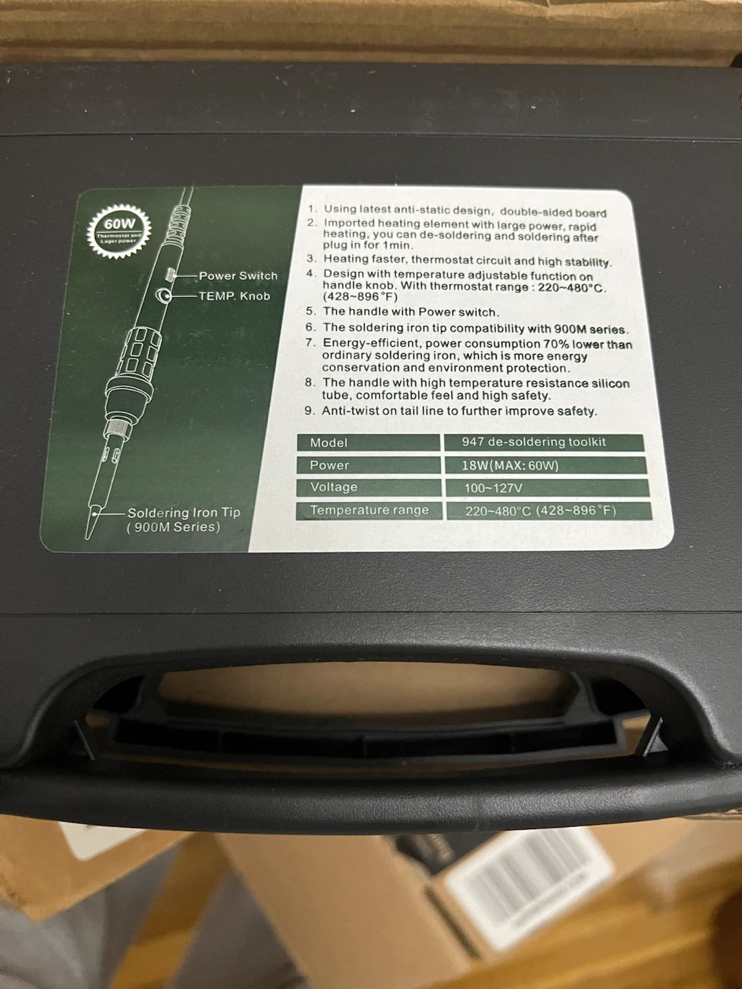 Yihua 947 Soldering Tool Kit brand new  never used