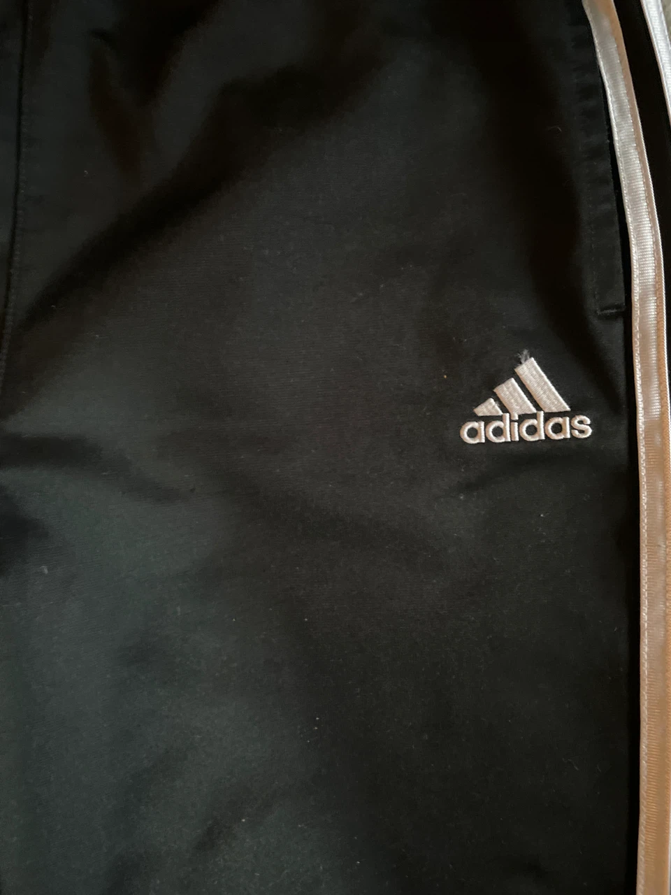 Adidas Black Track Pants – White Stripes - photo 3