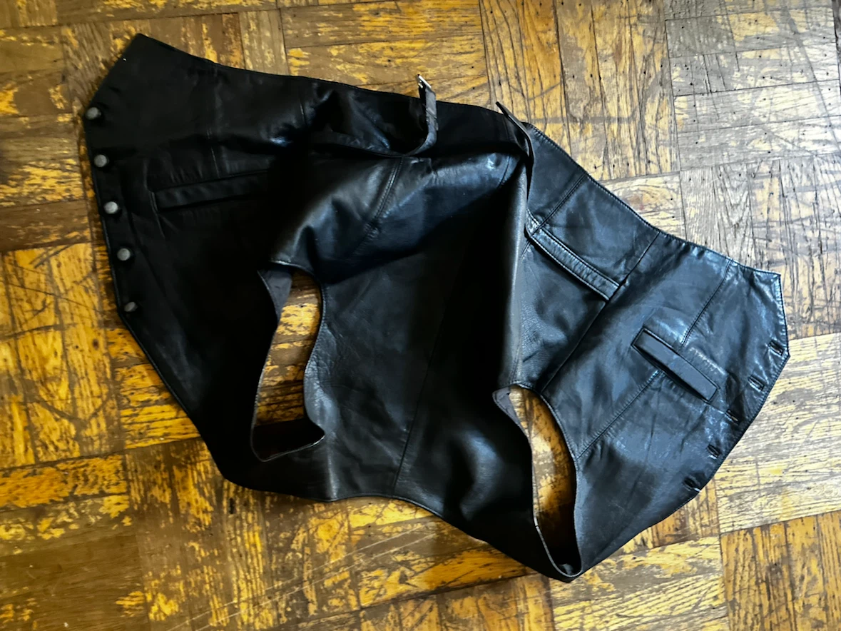 Vintage xl leather vest - photo 5