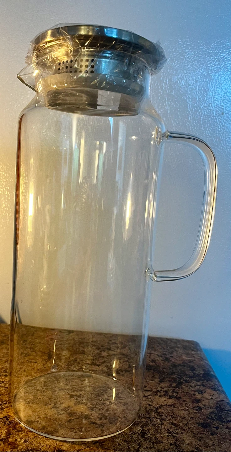 Brand New Clear Glass Pitcher - photo 3