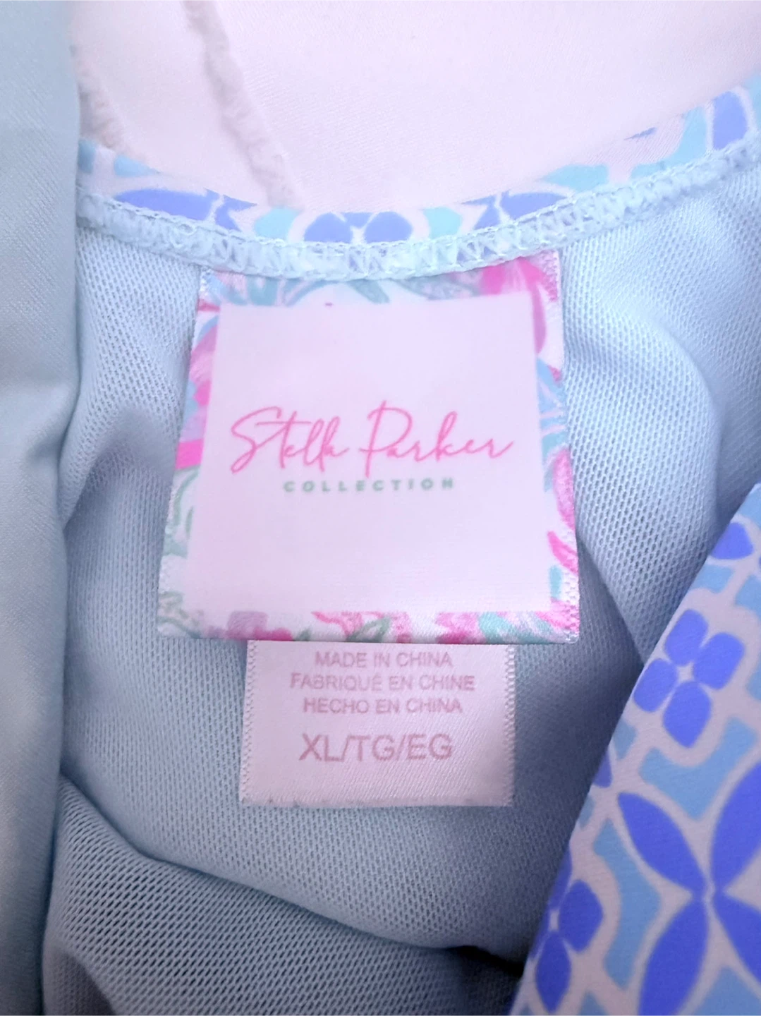 Stella Parker Blue Patterned One-Piece Swimsuit - photo 4