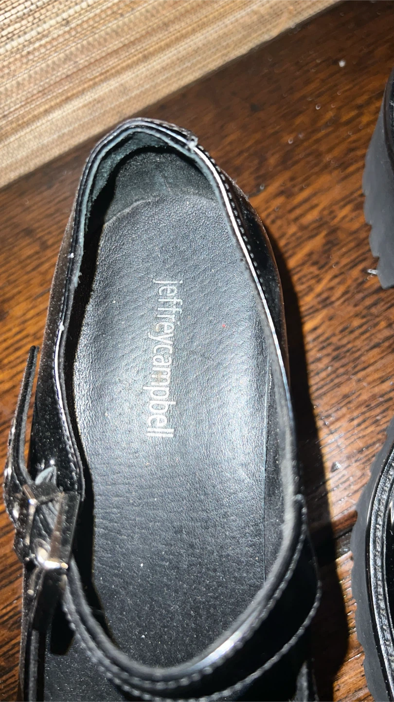 Jeffrey Campbell Black Platform Mary Janes - photo 4