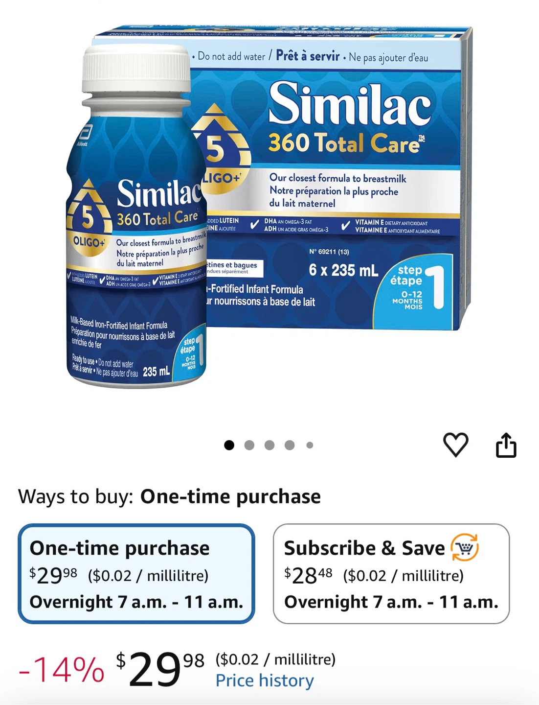 Similac 360 Total Care Step 1 Infant Formula - photo 4