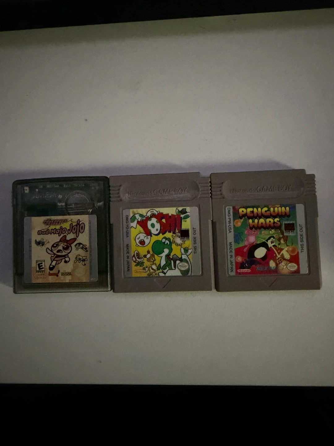 Nintendo Game Boy Game Cartridges (3 Games)