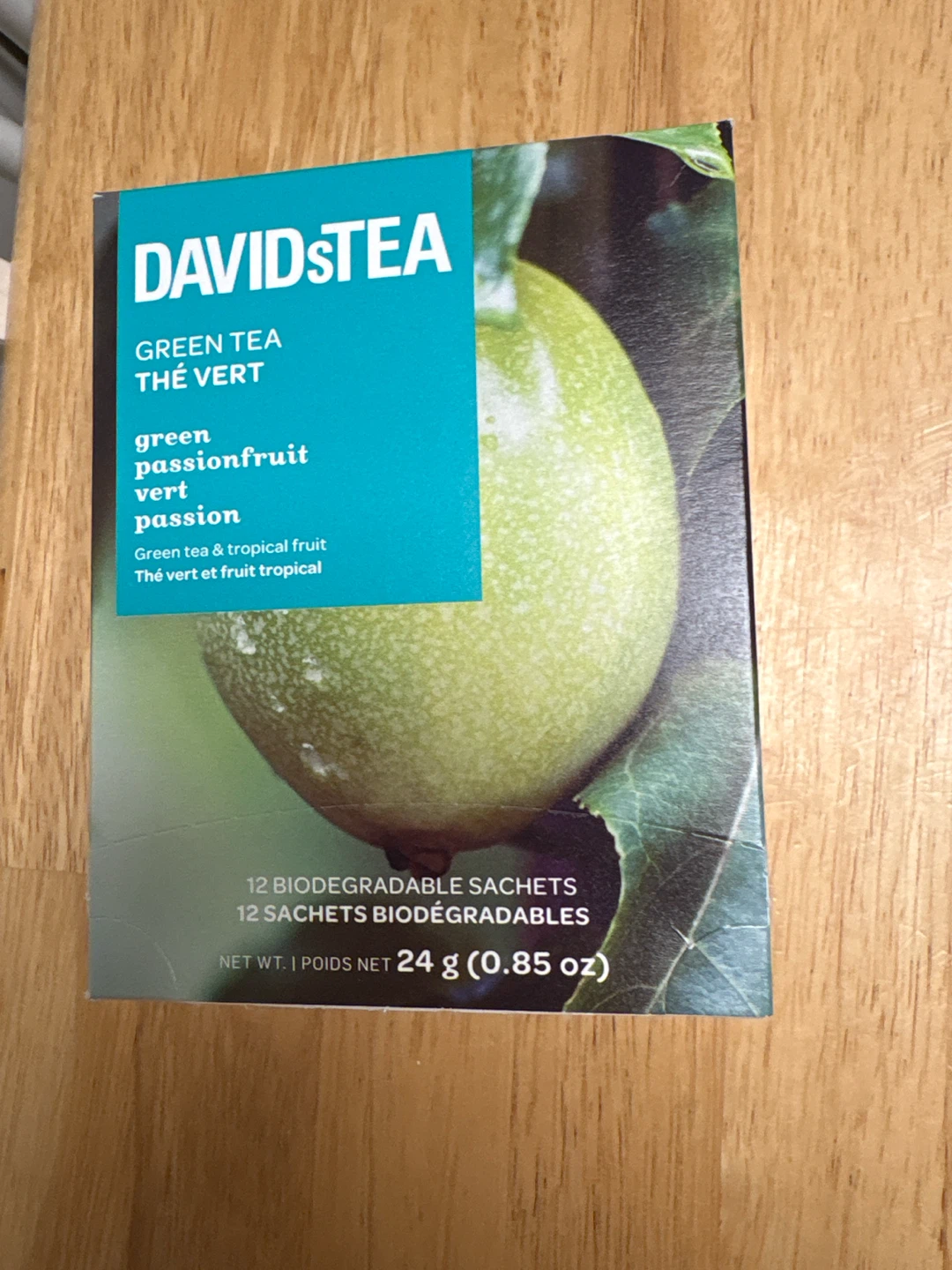 DAVIDsTEA Green Passionfruit Tea Sachets