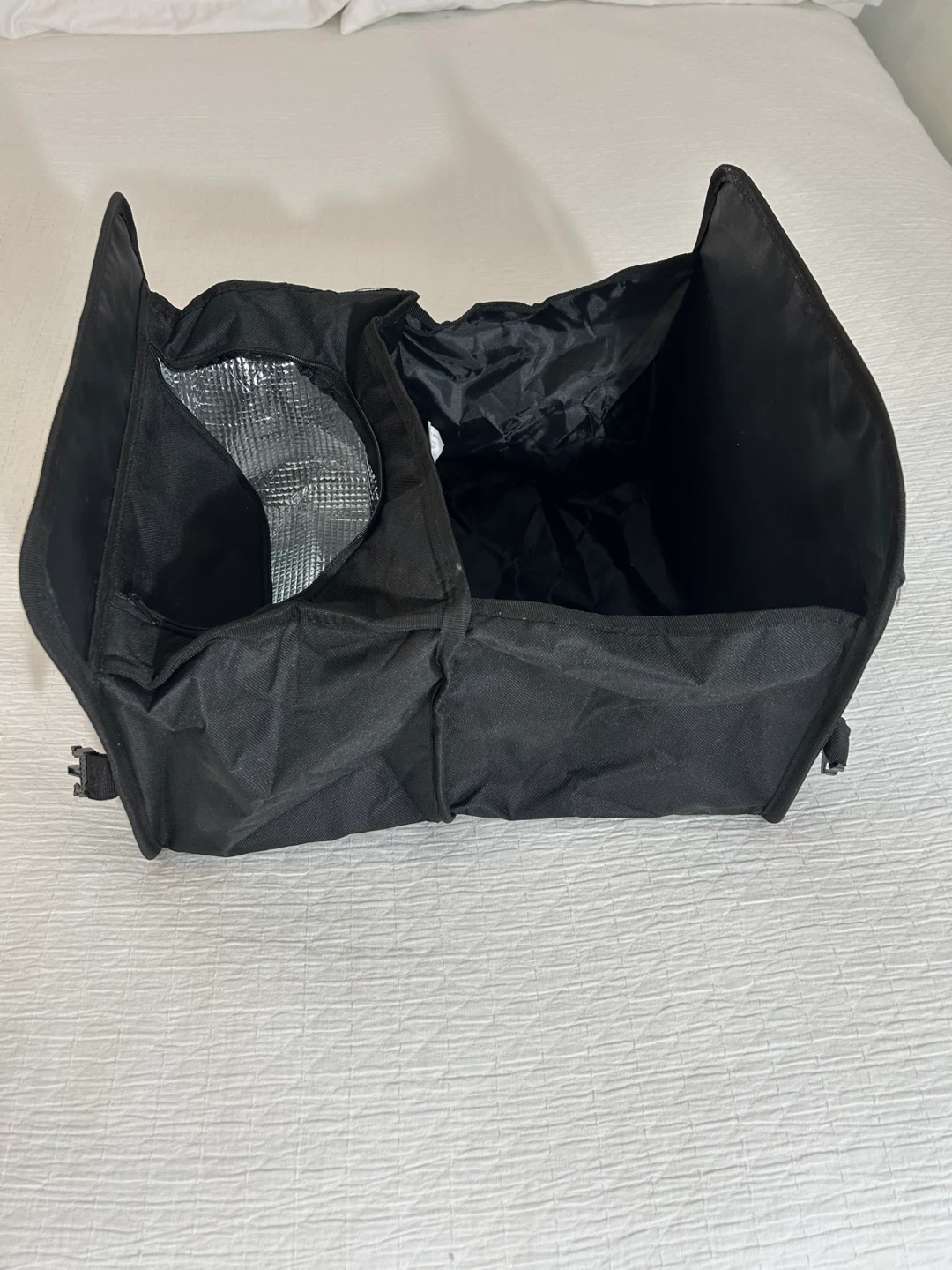 Black Insulated Reusable Car Organizer